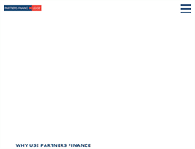 Tablet Screenshot of partnersfinance.co.nz